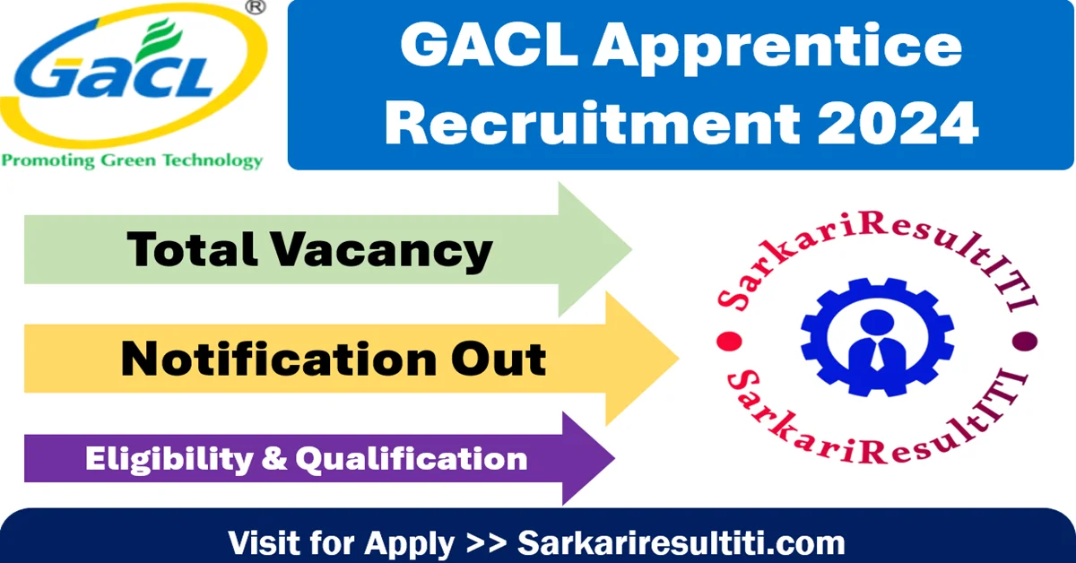 gacl apprentice recruitment