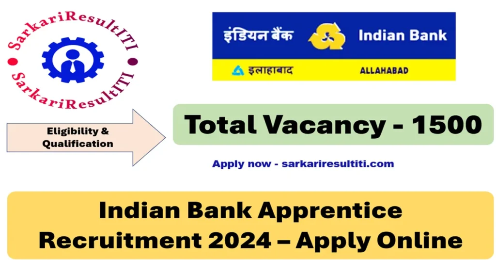 indian bank apprentice recruitment