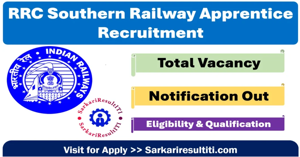 rrc southern railway apprentice recruitment