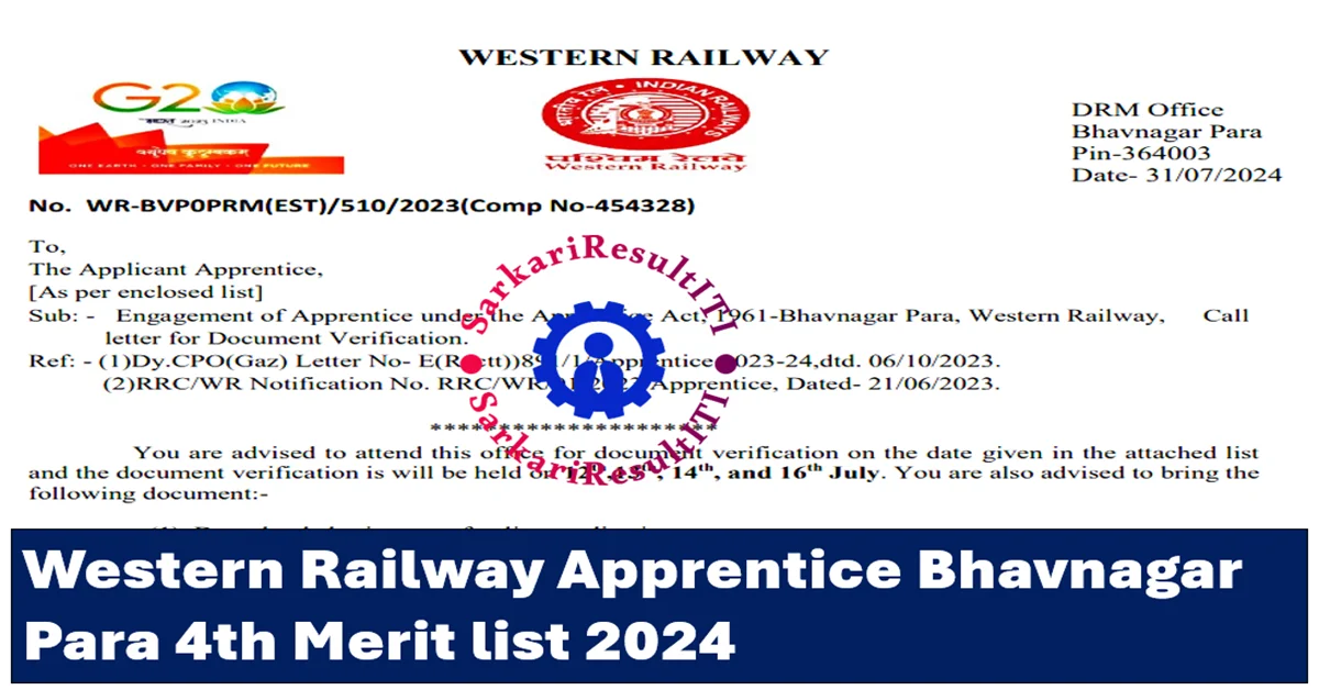 Western Railway Apprentice