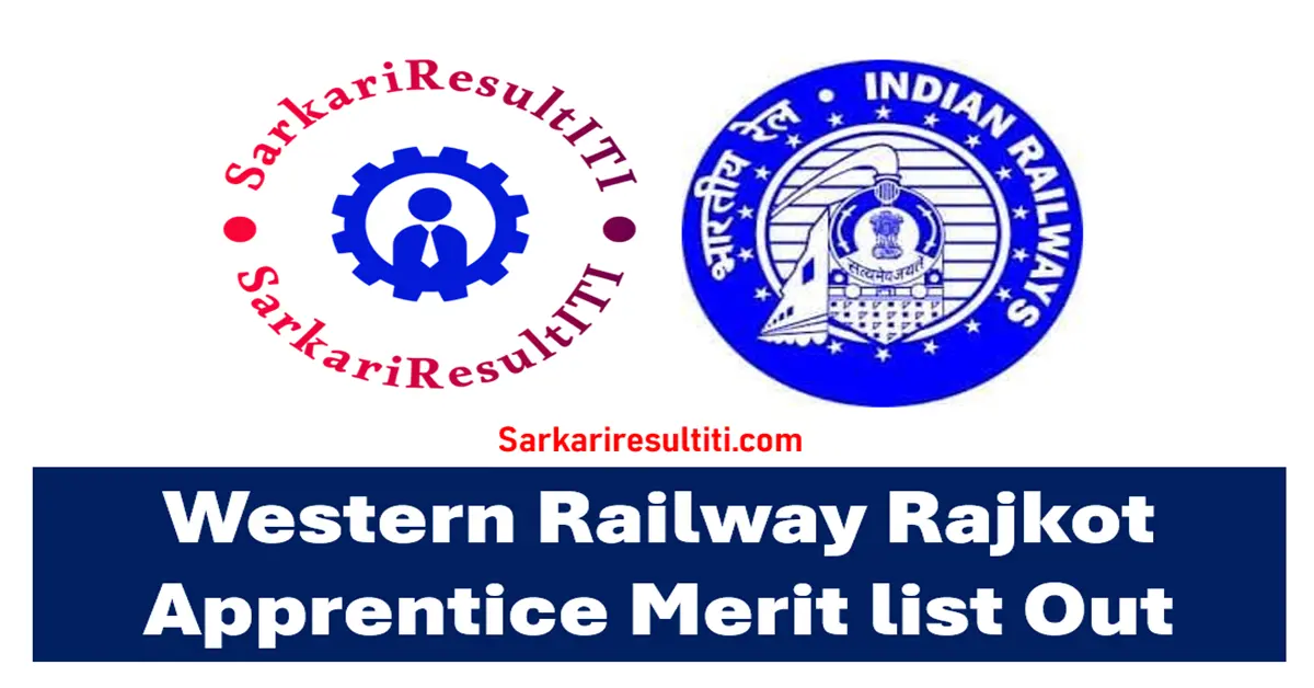 western railway rajkot apprentice merit lis