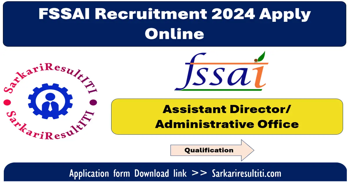 fssai recruitment