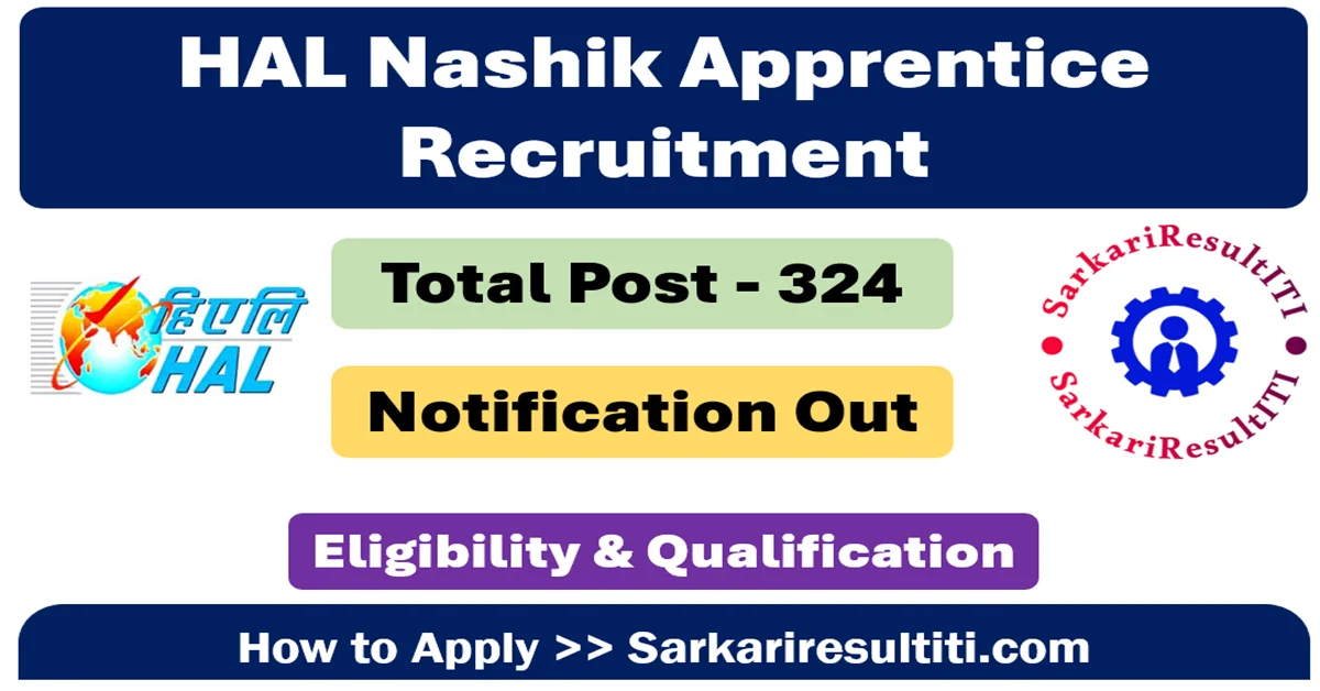 hal nashik apprentice recruitment