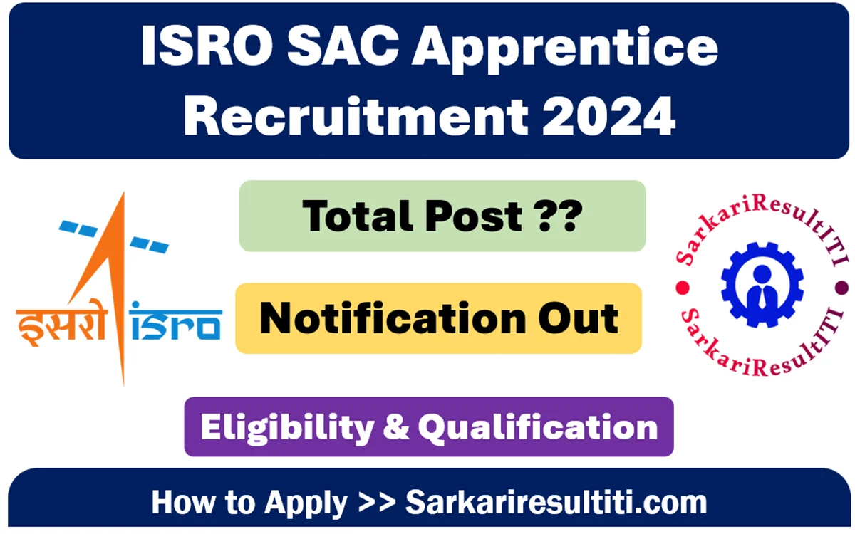 isro sac apprentice recruitment