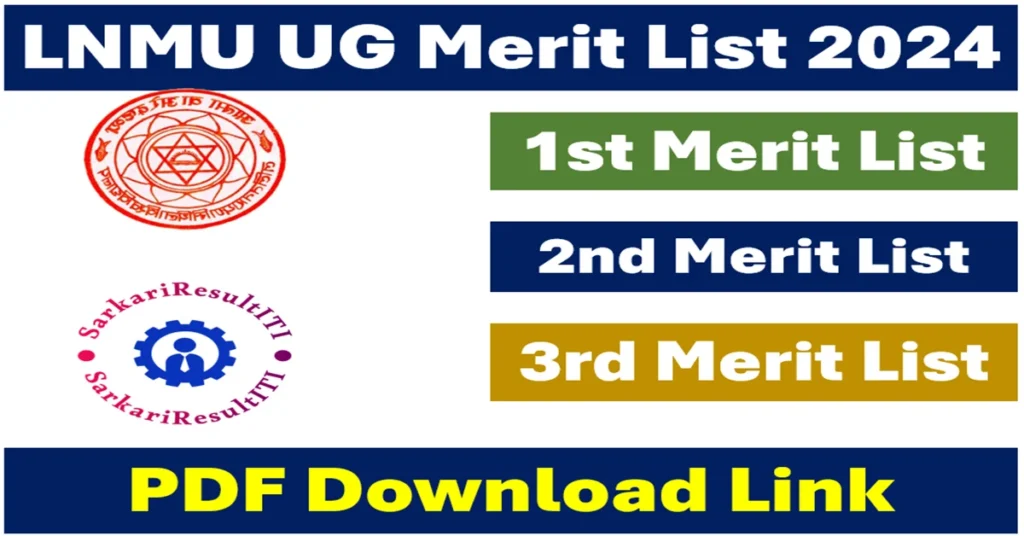 lnmu ug merit list