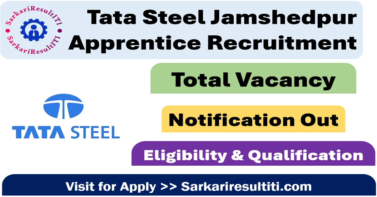 tata steel jamshedpur apprentice recruitment