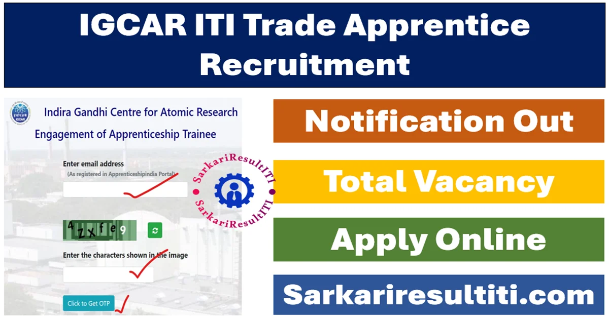 igcar apprentice recruitment