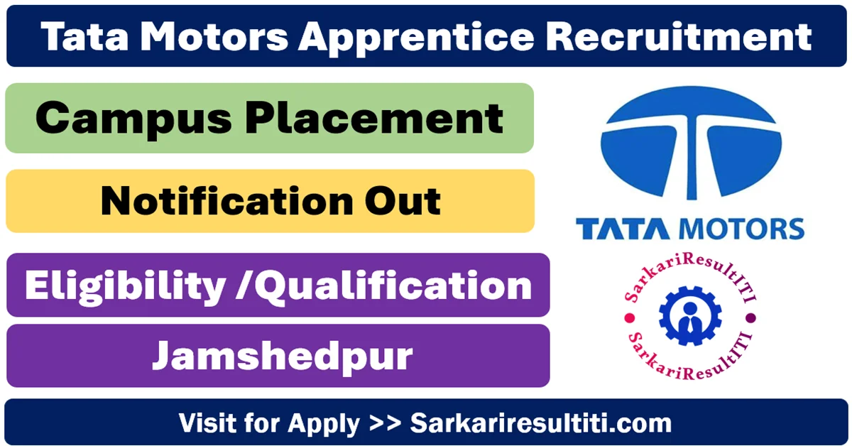 tata motors apprentice jamshedpur