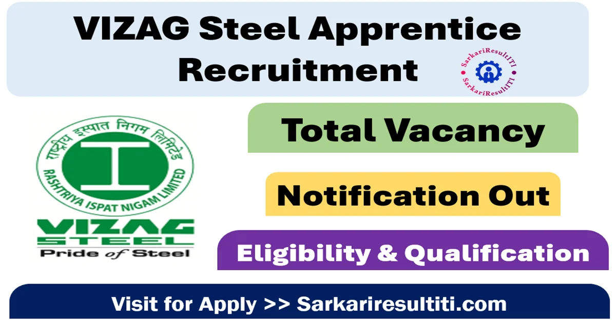 vizag steel apprentice recruitment