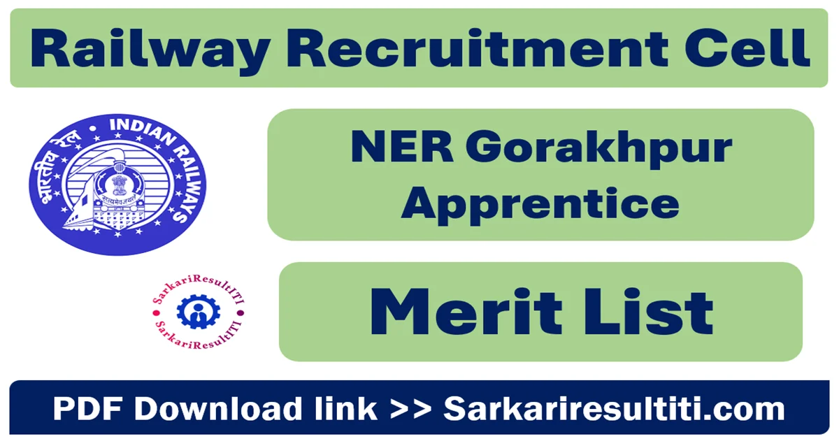 ner gorakhpur apprentice merit list