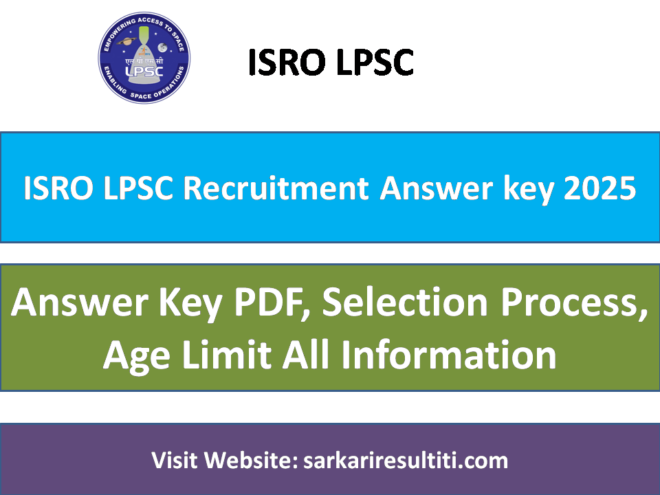 ISRO LPSC Recruitment