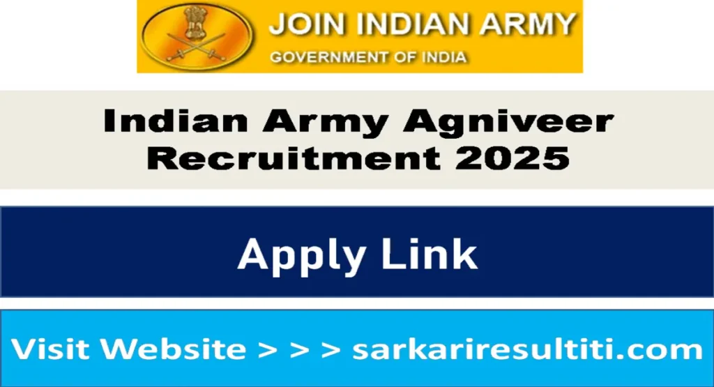 Indian Army Agniveer Recruitment 2025