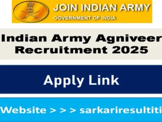 Indian Army Agniveer Recruitment 2025