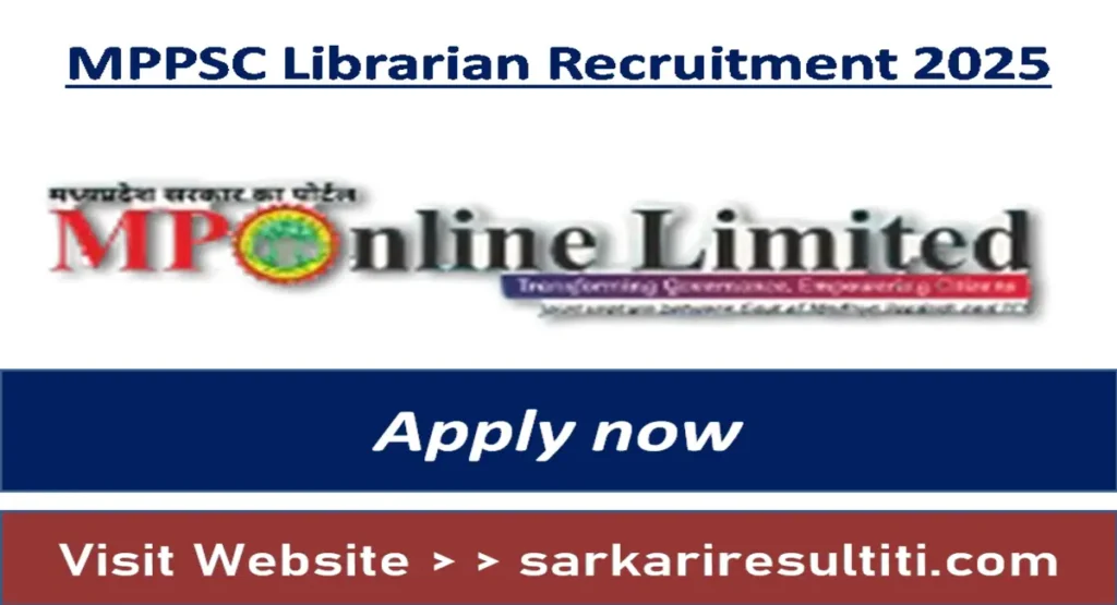 MPPSC Librarian Recruitment 2025