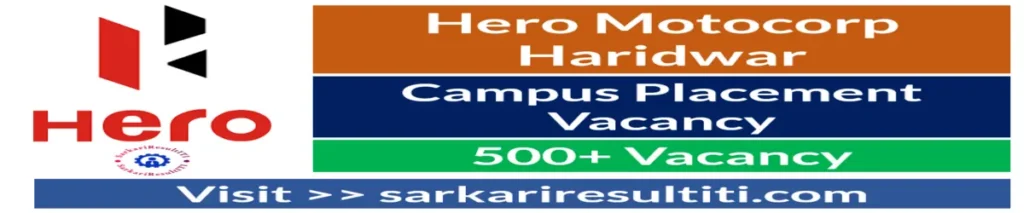 hero motocorp haridwar campus placement