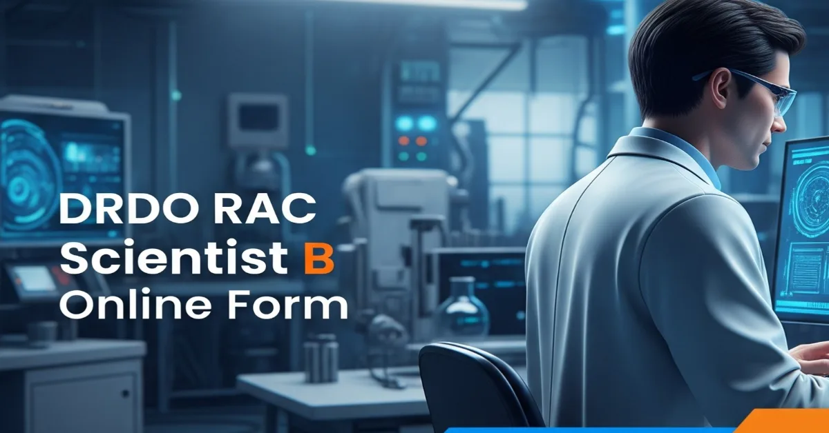 DRDO RAC Scientist B Online Form 2025: DRDO Scientist B भर्ती 2025 ...