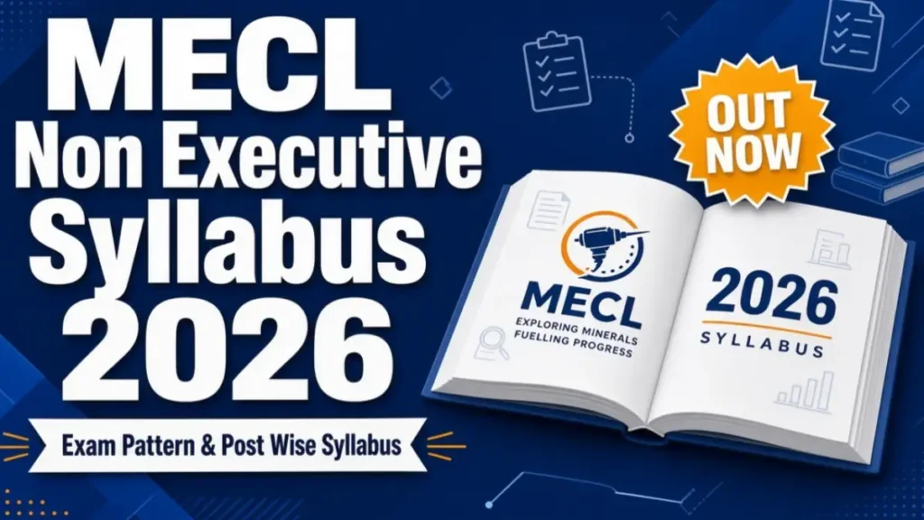 MECL Non Executive Syllabus